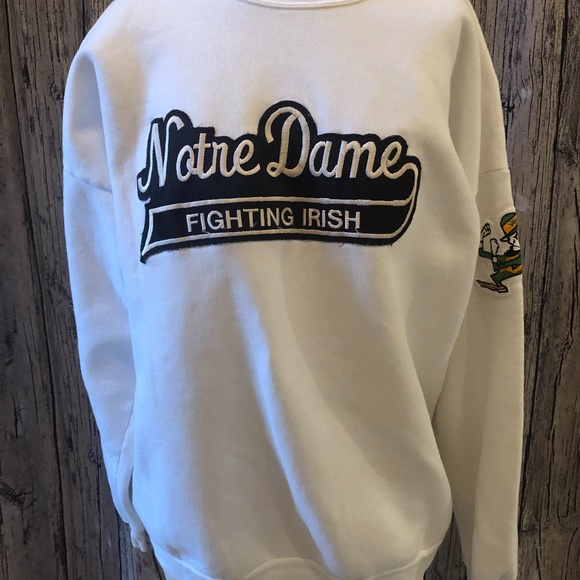 vintage notre dame sweatshirt